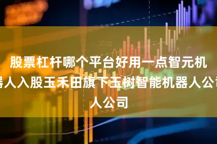 股票杠杆哪个平台好用一点智元机器人入股玉禾田旗下玉树智能机器人公司