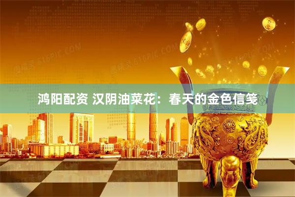 鸿阳配资 汉阴油菜花：春天的金色信笺